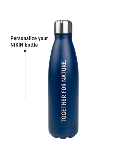 TreeBottle Personalisiert (big text) Navy - BOTTLE - NIKIN EU