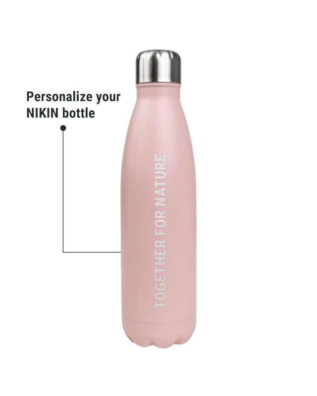 TreeBottle Personalisiert (big text) Rose - BOTTLE - NIKIN EU