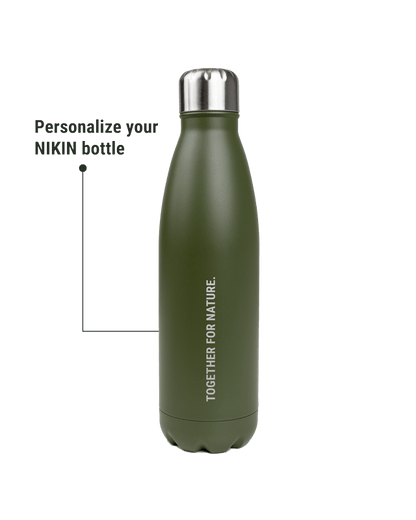 TreeBottle Personalisiert (small text) - Olive - BOTTLE - NIKIN