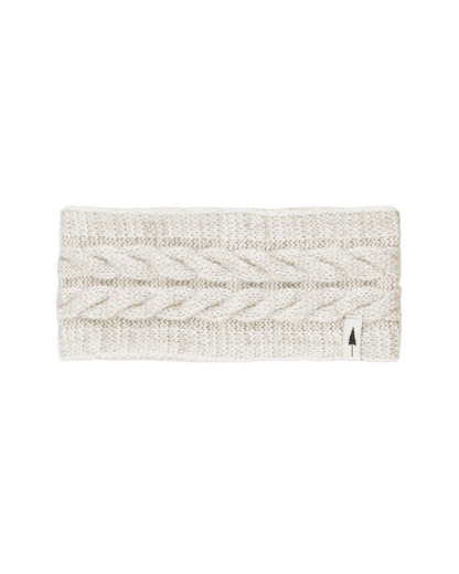 TreeHeadband Cable Knit - Chalk - HEADBAND - NIKIN