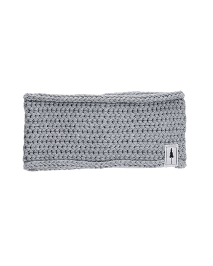 TreeHeadband Knitted Fleece Light Grey Mel - HEADBAND - NIKIN EU