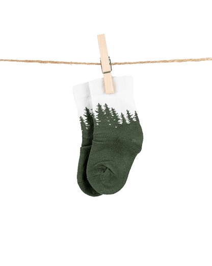 TreeSocks Kids Forest - Green - SOCKS - NIKIN